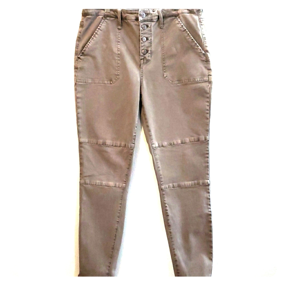 Mossimo, high-rise, button-fly jeggings, size 12